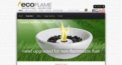 Desktop Screenshot of ecoflamefires.com